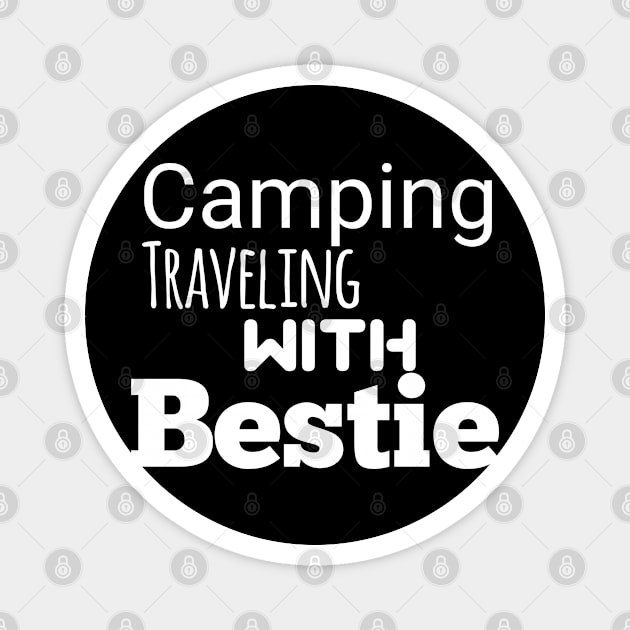 Camping traveling with bestie Magnet by Spaceboyishere